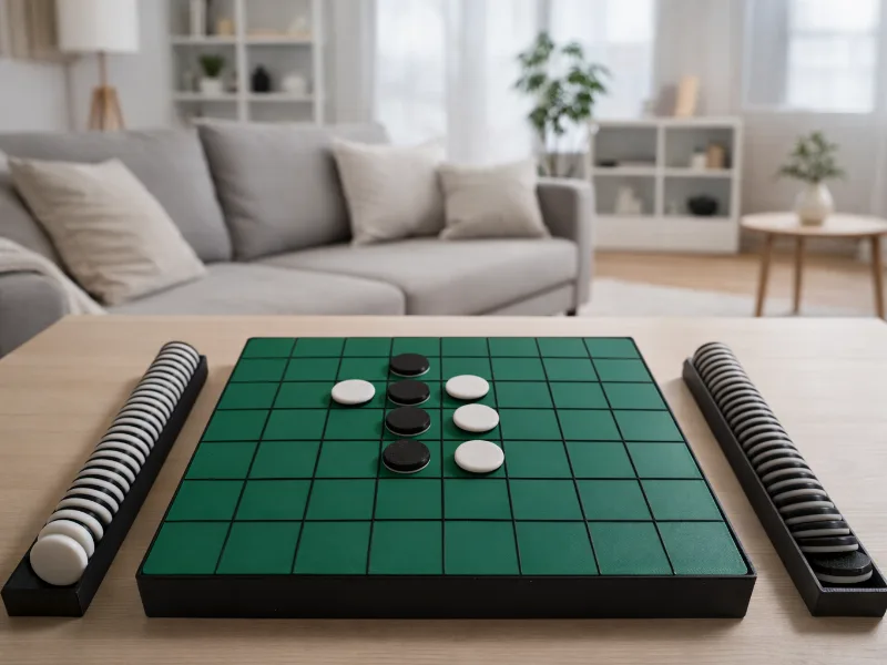 Portable  Othello (Reversi) Modern design with box