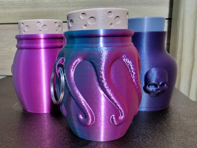 Potion Bottle Dice Container and Shaker Tentacles