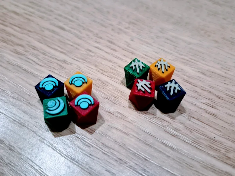 Dune Team Influence Cube - Board Game Resources