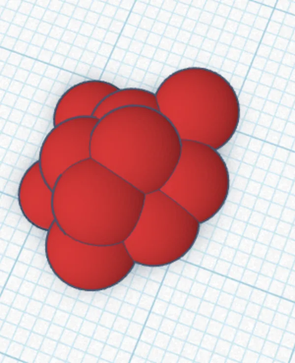 Finspan fish  egg token 3d