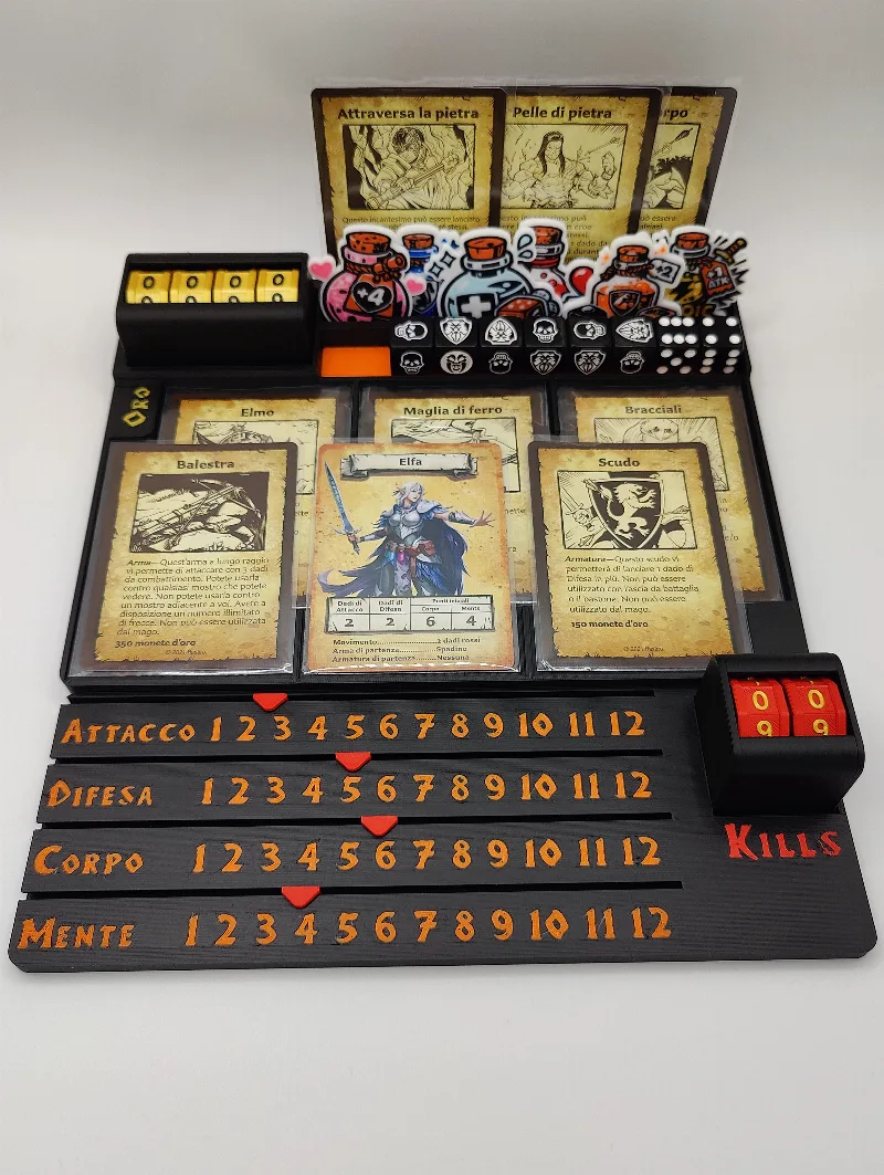 Tavola Giocatore per Heroquest