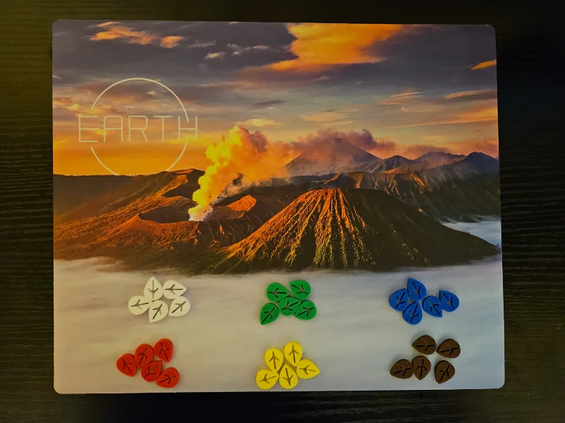 Earth Board Game Leaf Tokens