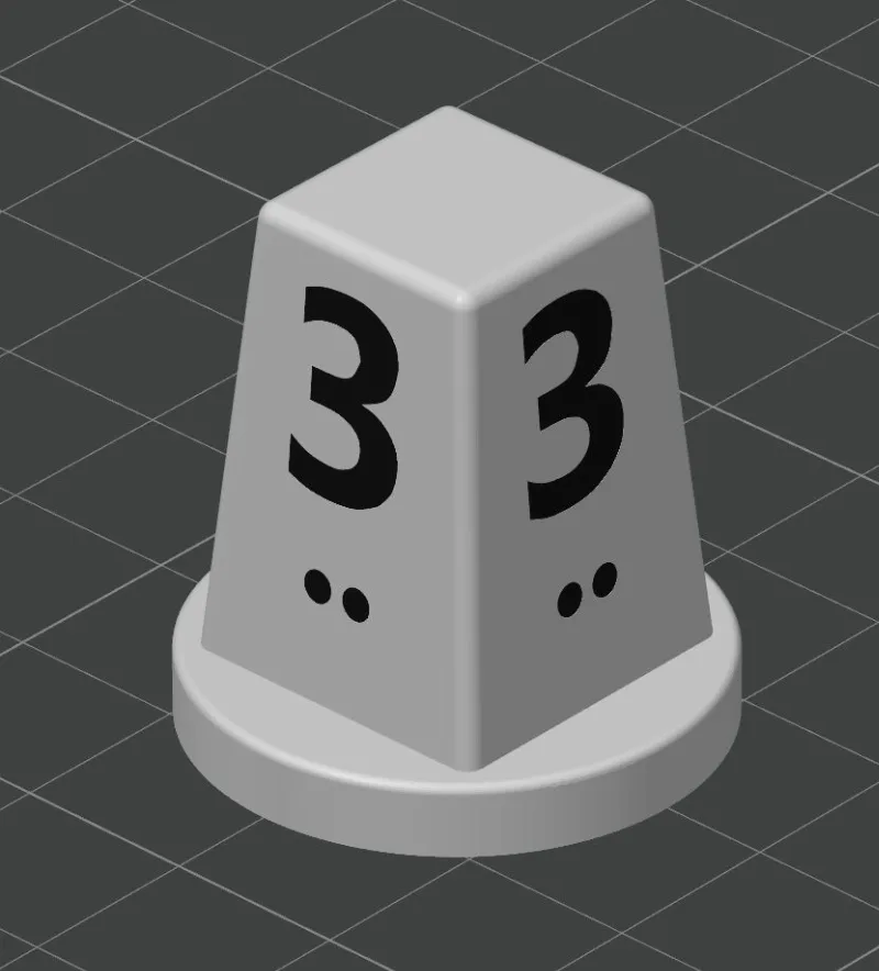 Catan 5-6 Player Number Towers w/Robber, Multicolor