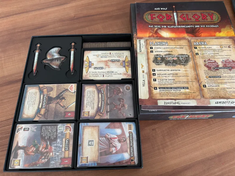 For Glory Insert for german edition