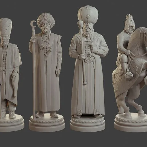 Medieval Ottoman Chess Set MOCHS 1