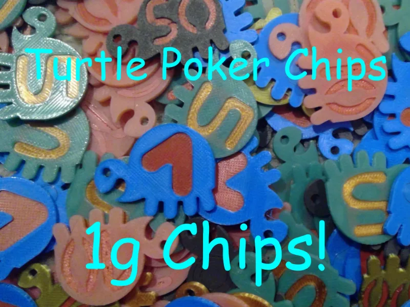 Turtle Poker Chips