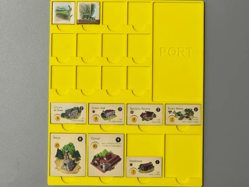 Puerto Rico Double-Layer Player Board