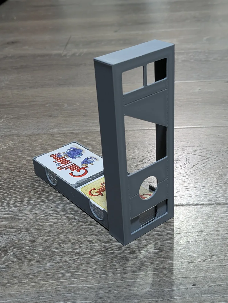 Guillotine Card Game Box - With Integrated Guillotine!