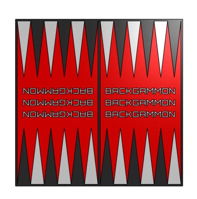 Backgammon Game (Printable)