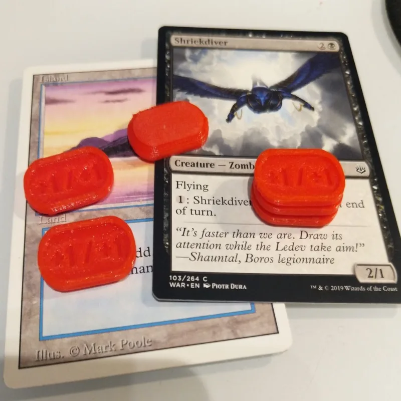 Magic The Gathering: Stacking +1 Counter