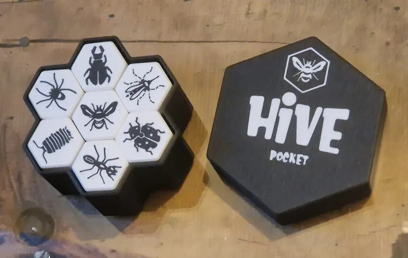 Pocket Hive Storage Box with Logo and text