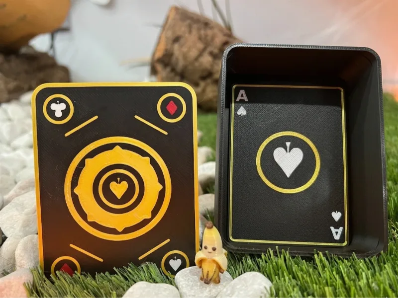 Poker Card Game. Full deck with case