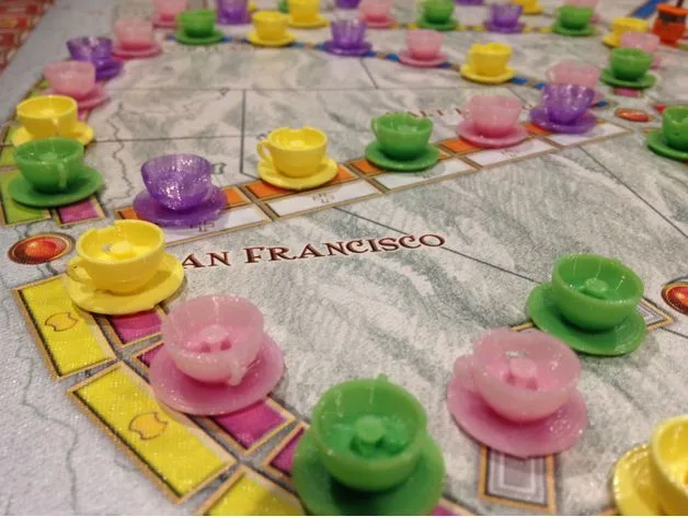 TTR Teacup Ride Playing Pieces