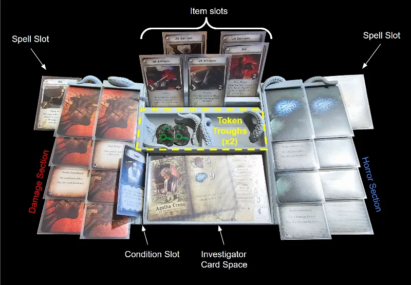 Mansions of Madness Player Dashboard (Ornate Version)