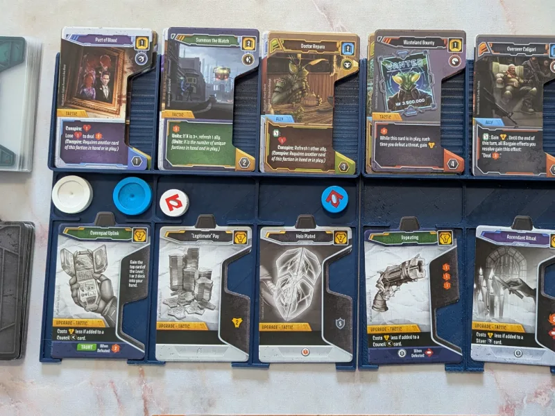 Unstoppable Board Game Card Tray and Token Holder