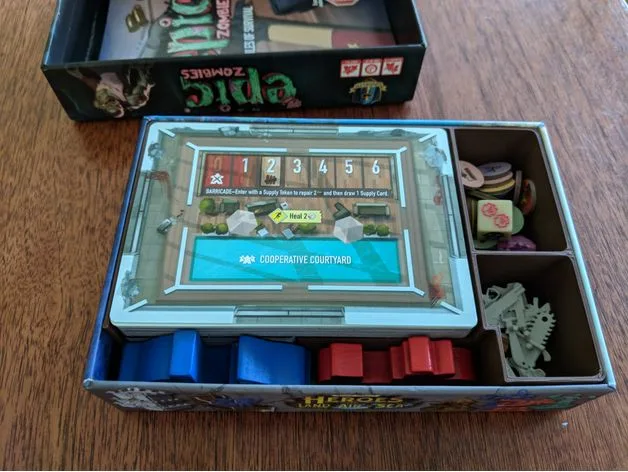 Tiny Epic Zombies (TEZ) insert/organizer