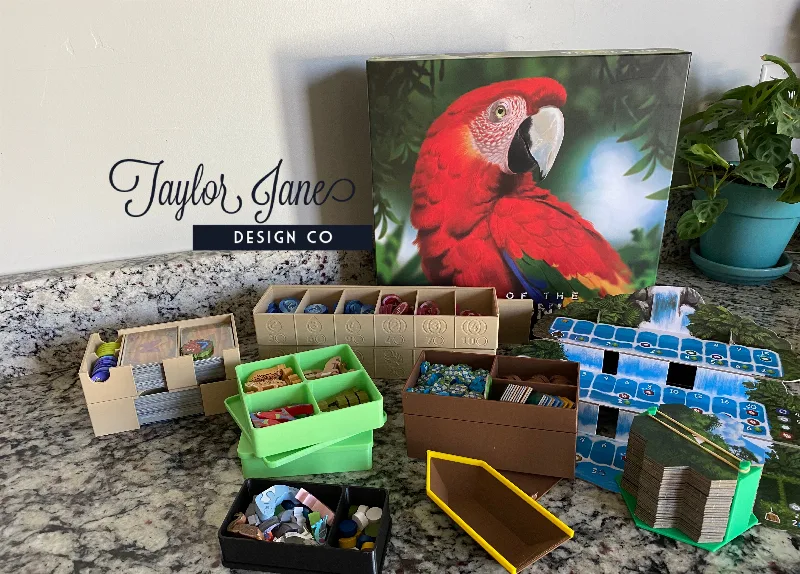 Life of the Amazonia Playable Board Game Insert