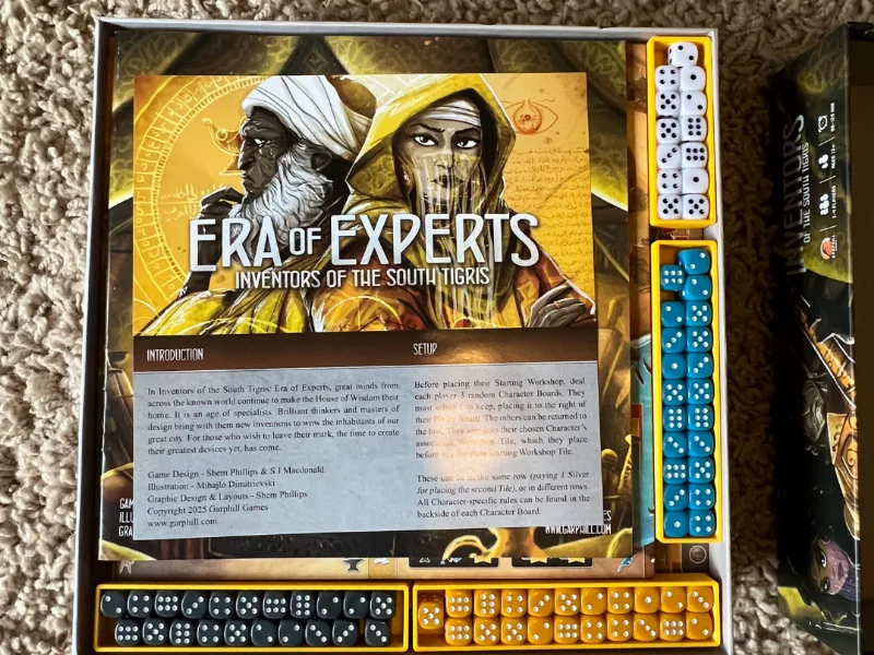 Inventors of the South Tigris Board Game Insert