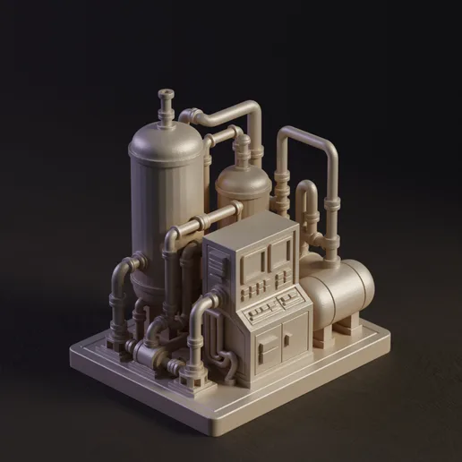 Industrial Gas Pump Station – Terraforming Mars Terrain
