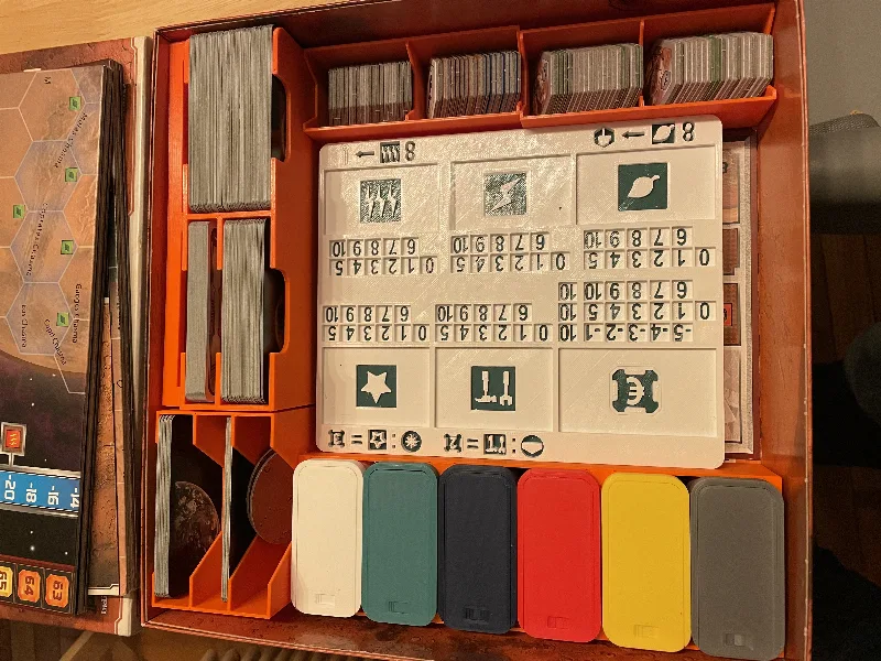 Terraforming Mars Player Cube Boxes