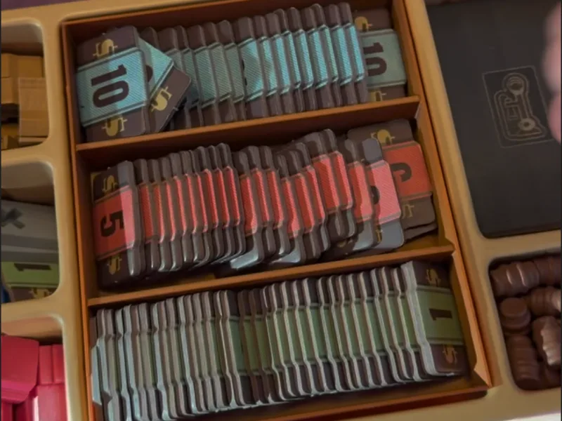 Speakeasy Money Organizer Trays - Cardboard & Wood