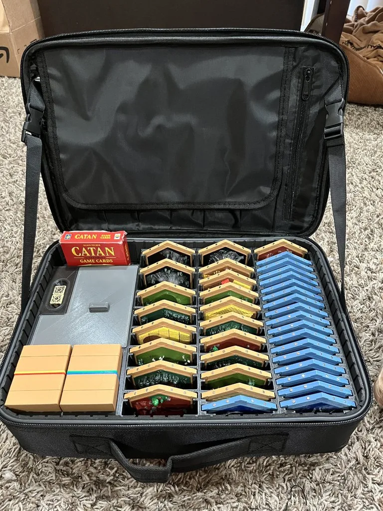 Catan Storage Box w/ Player Piece Holders