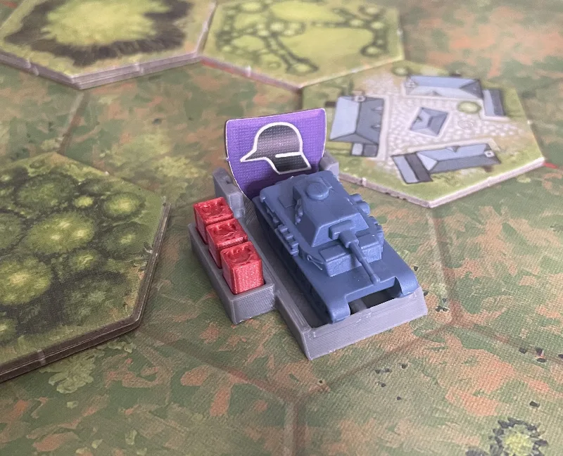 Memoir 44 Tank Tray With Health