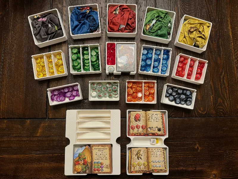 Quacks of Quedlinburg Insert / Organizer - Holds GeekUp Bits & Bags, Herb Witches Expansion