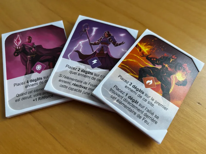 Storage for RiftForce cards