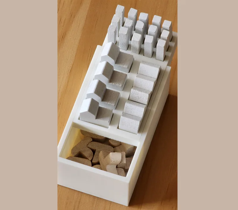 Catan Pieces Box and Tray