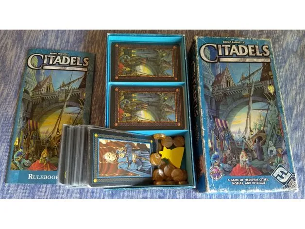 Citadels Board Game Insert