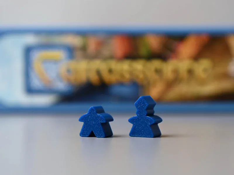 Carcassonne Replacement Meeple and Bishop