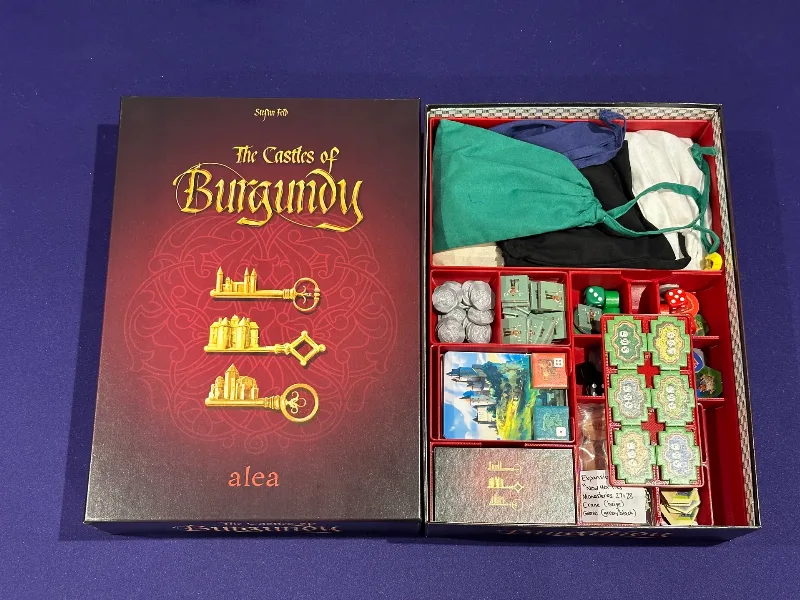 Castles of Burgundy (2019) Box Insert