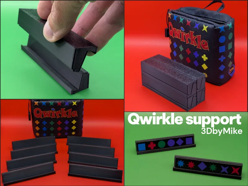 Qwirkle tile holder (travel version)