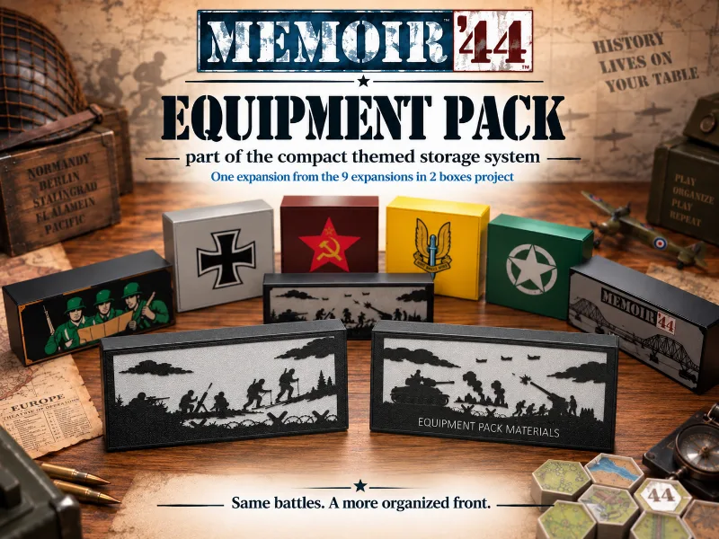 Memoir '44 Compact Storage System - Equipment pack