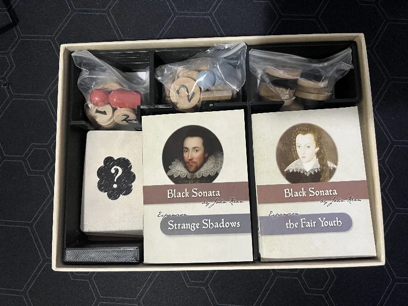 Black Sonata + Fair Youth + Strange Shadows Organizer/Insert
