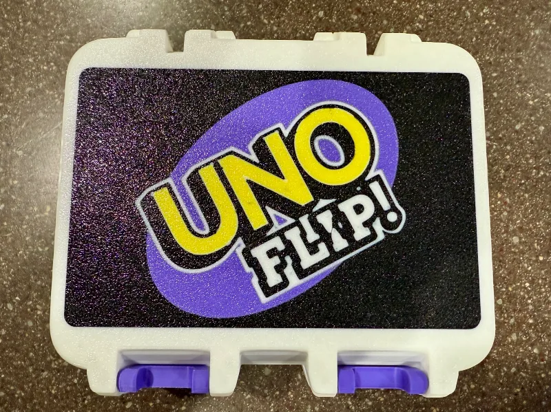 Uno Flip Card Box - Dual Card Divider