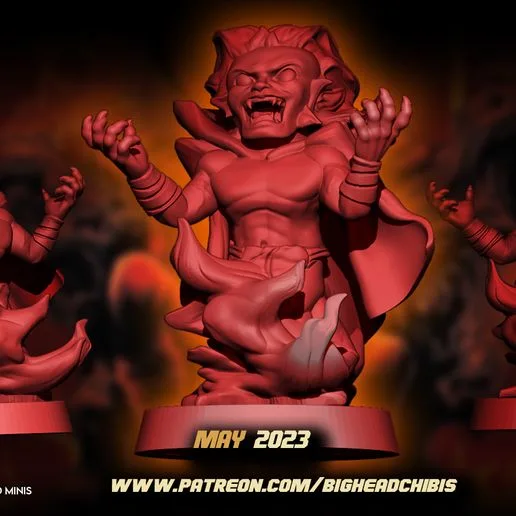 MEPHISTO MARVEL UNITED BIG HEAD CHIBI