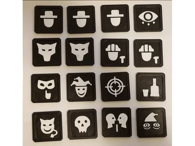 One Night Ultimate Werewolf Custom Cards Deck & Box