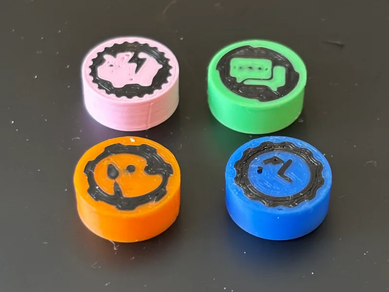 Raising Robots Deluxe tokens