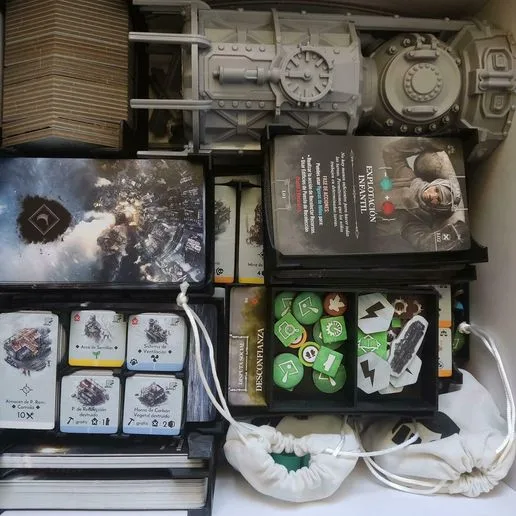 Insert for Frostpunk Boardgame (Set up in 8 minutes)