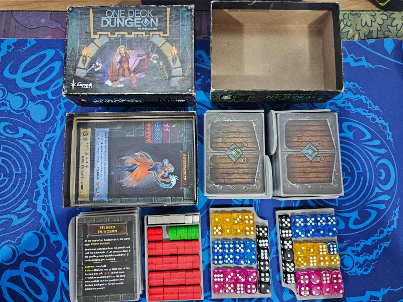 [SLEEVED] One Deck Dungeon (+ FoS + AD) - Insert 