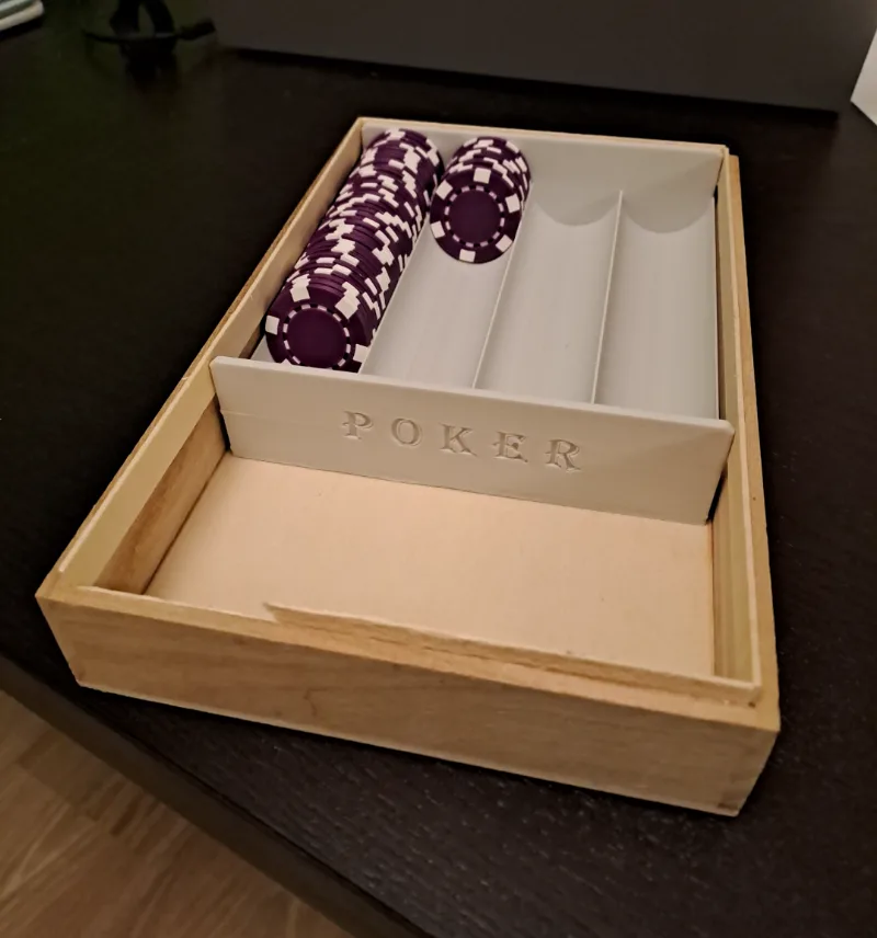 tray for your poker chips / game