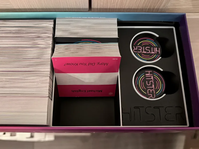 Hitster inlay / organiser 