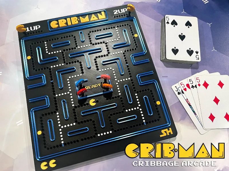 Crib-Man Cribbage Board