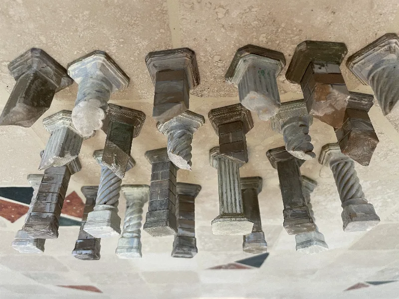 [REMIX] Stone Pillars for Gloomhaven with 6x3 magnet Holes for Maghex