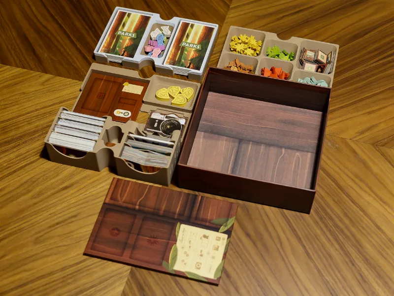 Refined Parks with Nightfall and Wildlife Expansions Insert / Organizer