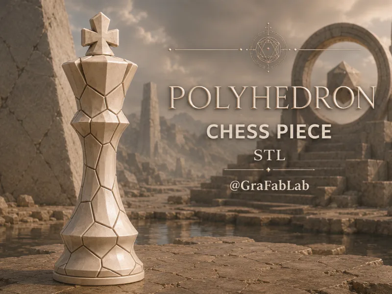 Polyhedron "King" - chess piece