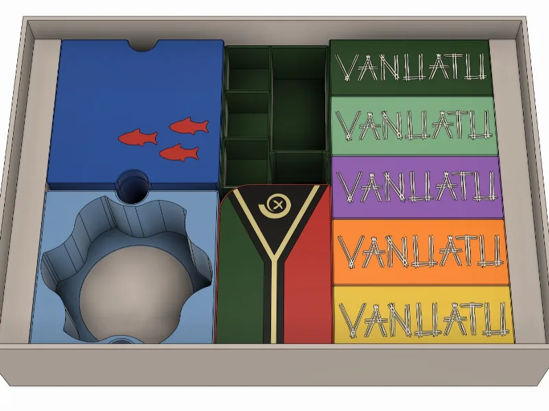 VANUATU Brettspiel Insert