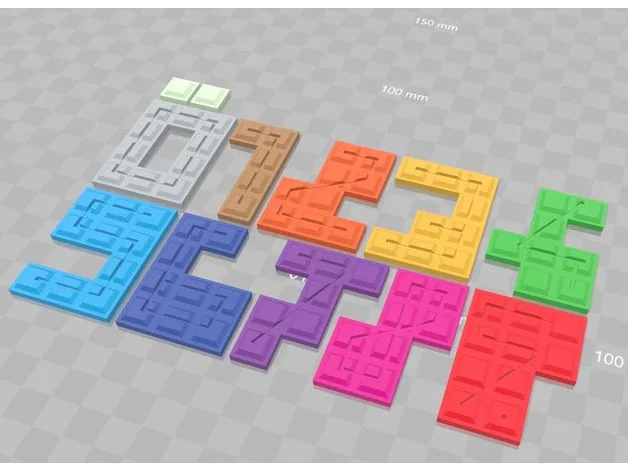 Number Stacking Game Replacement Parts